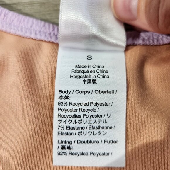 J. Crew Lilac Textured Curved Waist Cheeky Bikini Bottom New With Tags Womens S - Picture 10 of 16